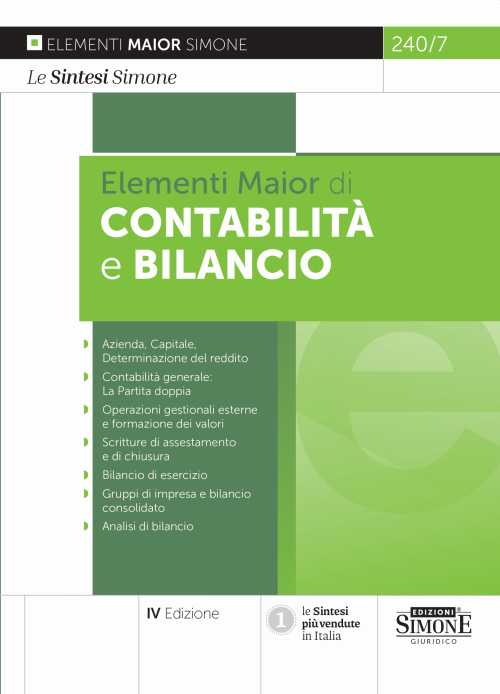 Elementi Maior di Contabilit&agrave; e bilancio