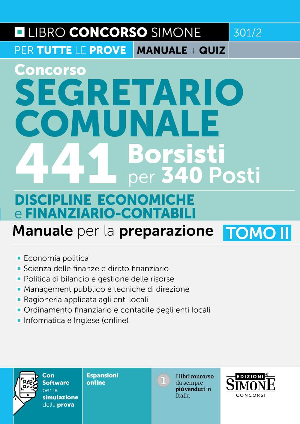 Corso-concorso per 260 Segretari Comunali - Area Economica e Finanziario-contabile