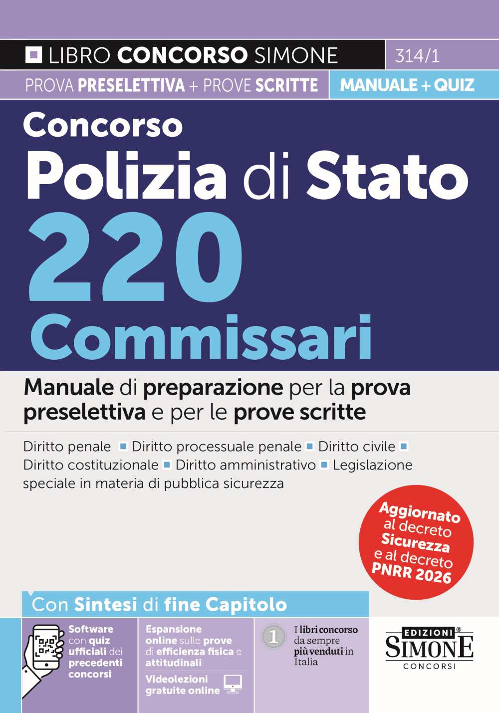 80 Commissari Polizia di Stato - Manuale