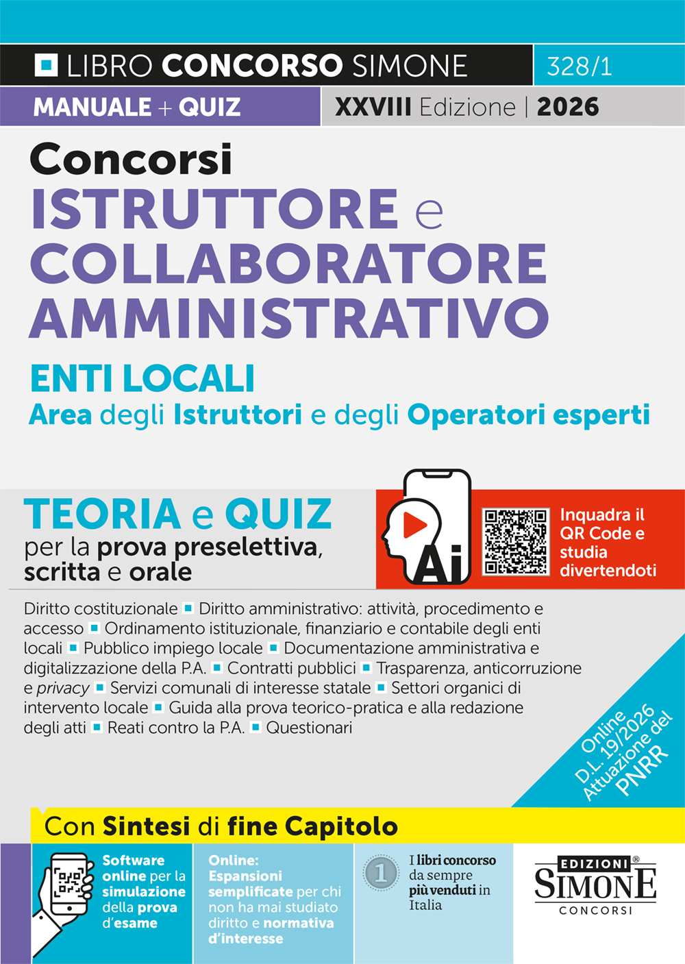 Collaboratore Professionale e Istruttore negli Enti Locali - Area Amministrativa Categorie B e C